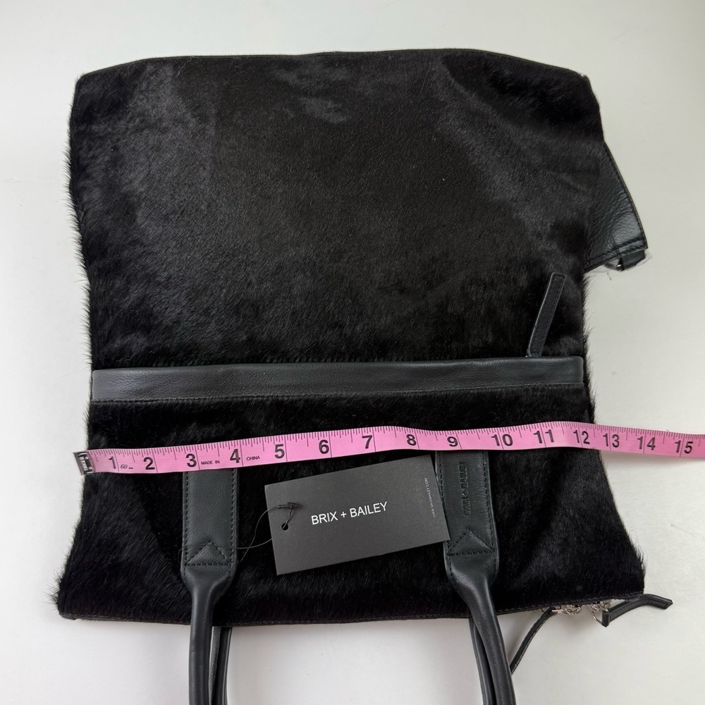 Brix & Bailey Black Convertible Leather Backpack Purse NWT NEW - Picture 6 of 10